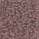 Miyuki rocailles Perlen 8/0 - Cocoa lined crystal 8-224